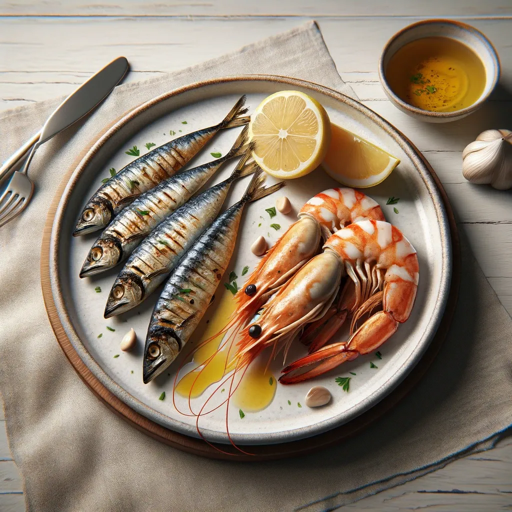 DALLE_2024-04-17_12.14.15_-_Create_a_highly_realistic_image_of_a_simple_Spanish_seafood_tapas_plate_showcasing_a_minimalist_and_authentic_presentation._The_plate_should_feature_.webp